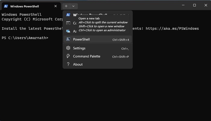 Actualizar PowerShell en Windows: todos los métodos 40 Perfiles de Windows PowerShell 5.1 y PowerShell 7 en Windows Terminal