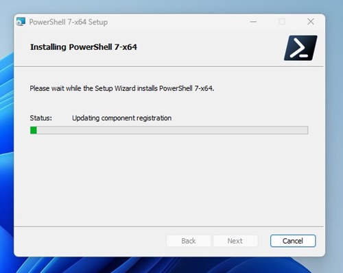 Actualizar PowerShell en Windows: todos los métodos 34 Instalación completada de PowerShell