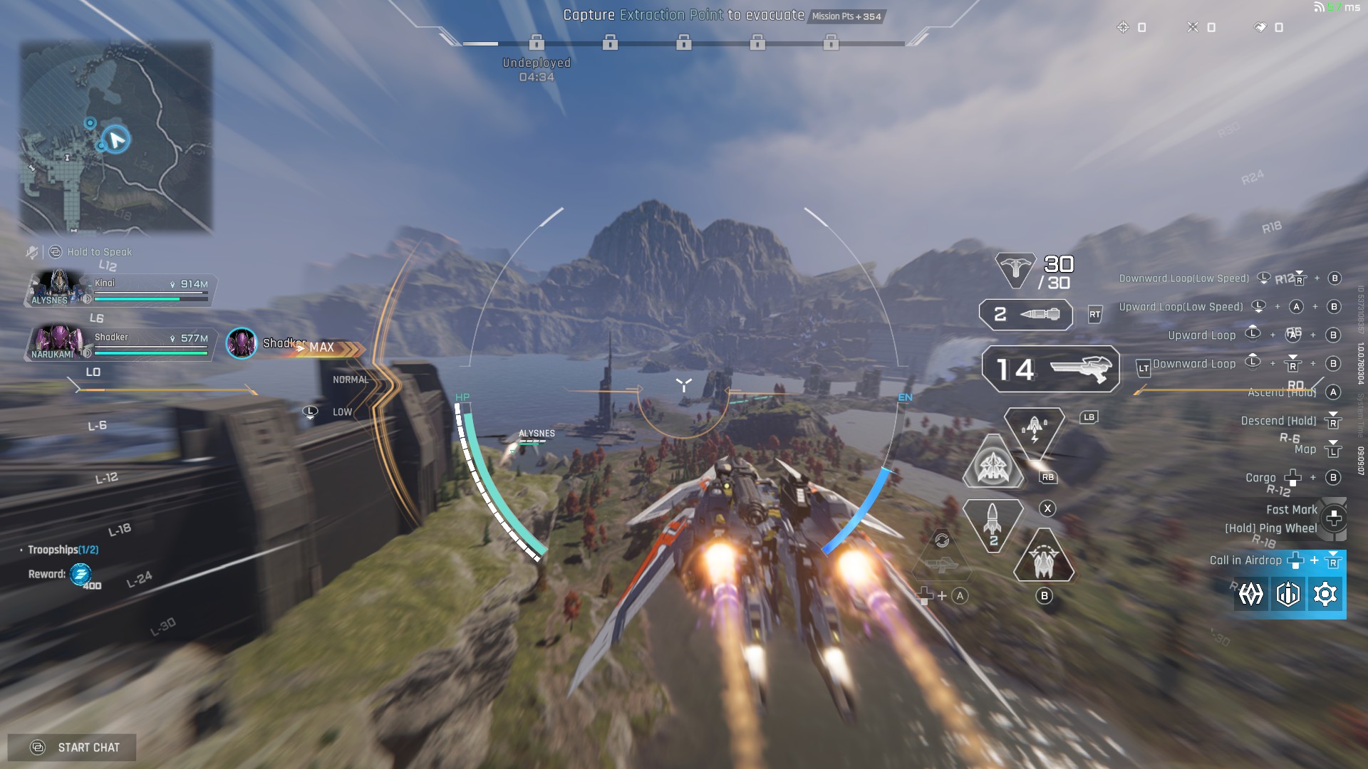 Mecha Break Review 🚀 Discover the mecha shooter that's been a hit! 11 Piloting in the skies of Mecha Break showing mobility and action