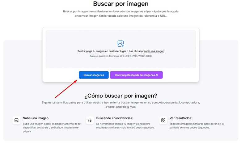 คลิกปุ่ม “ค้นหารูปภาพ” เพื่อเริ่มการค้นหา