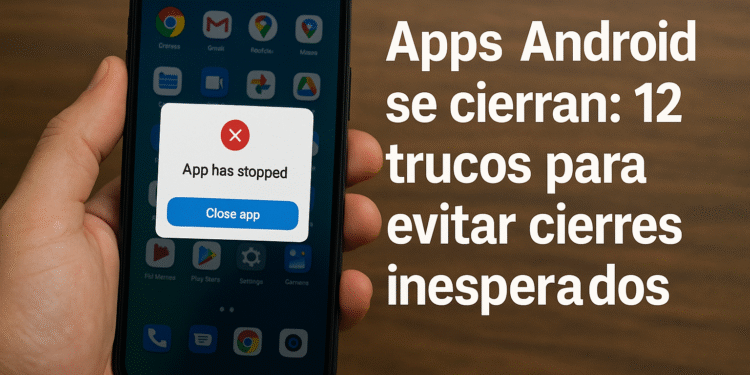 Apps Android se cierran