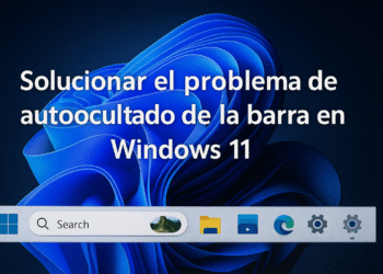 Barra de tareas Windows 11 no se oculta