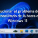 Windows 11 taskbar won't hide