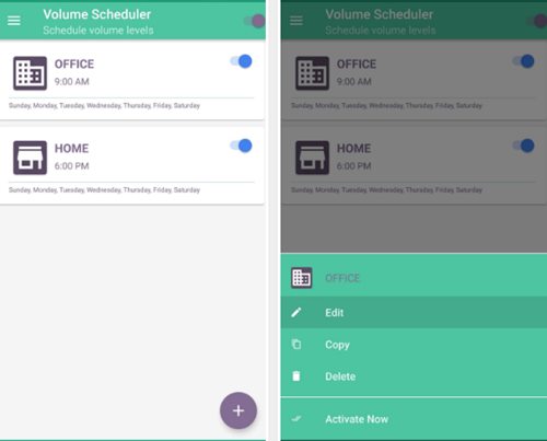 Een gepland volumeprofiel aanmaken in Volume Scheduler