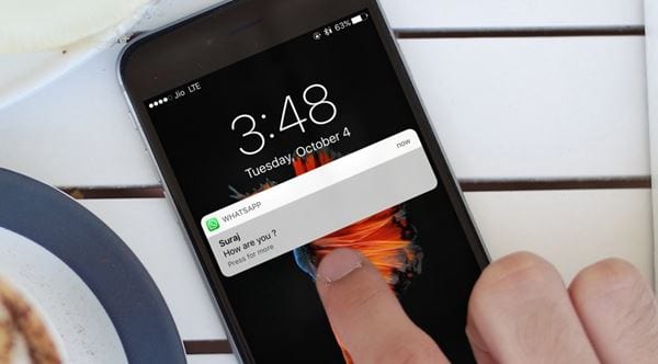 Lesen Sie WhatsApp-Nachrichten aus dem Benachrichtigungsfeld