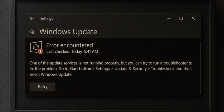 Error 0x8024a203 Windows