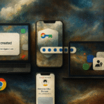 Passkeys o contraseñas ¿cuál te protege mejor en 2025 - Alt text: "Digital devices displaying passkey creation, password entry, and biometric fingerprint authentication screens, highlighting the comparison between passkeys and passwords for enhanced protection in 2025."