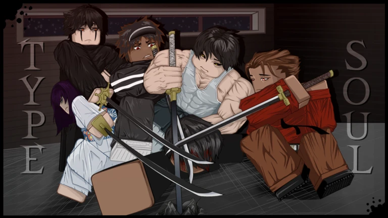 Type Soul: Descubre el Discord y sube rápido de nivel 🚀👾 7 Alt text: Digital artwork titled "noFilter" depicting six anime-style characters in dynamic poses wielding swords, set against a dark background with the words "TYPE" and "SOUL" on either side.