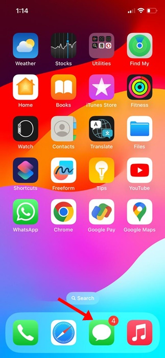 Mensajes leídos en iPhone: guía para iOS actual 32 Lista de conversaciones en la aplicación Mensajes del iPhone