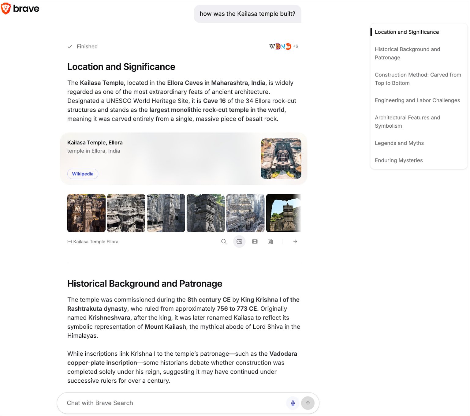 Ask Brave Revoluciona búsquedas: chat+enlaces en 1 🔥 9 Resultado de investigación profunda — Ask Brave deep research 🔍