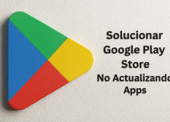 Play Store wird nicht aktualisiert – Fix: Google Play Store aktualisiert Apps auf Android nicht; Bild mit Play-Logo und Text „Apps werden nicht aktualisiert“.