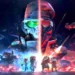 Recension av Tempest Rising: Klassiskt RTS-spel återupplivas med 22 uppdrag! 🔥 16 Recension av Tempest Rising: RTS-omslag med en cybernetisk befälhavare och ett futuristiskt blått/rött slagfält, med stridsvagnar, soldater, drönare och flygplan i strid.