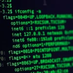 Servidor Headless: +Rendimiento en 3 pasos, sin monitor 🚀 Servidor headless Linux con consola bash: ifconfig mostrando configuración de red y direcciones IP IPv4/IPv6.