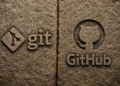 Git vs GitHub comparison image with Git logo and GitHub Octocat logo side by side, highlighting version control vs repository hosting.