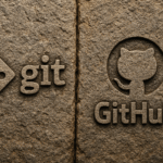 Git vs GitHub comparison image with Git logo and GitHub Octocat logo side by side, highlighting version control vs repository hosting.