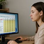 Reiniciar Windows Explorer - Mujer reiniciando Windows Explorer desde el Administrador de tareas en Windows para arreglar fallos del sistema en segundos.