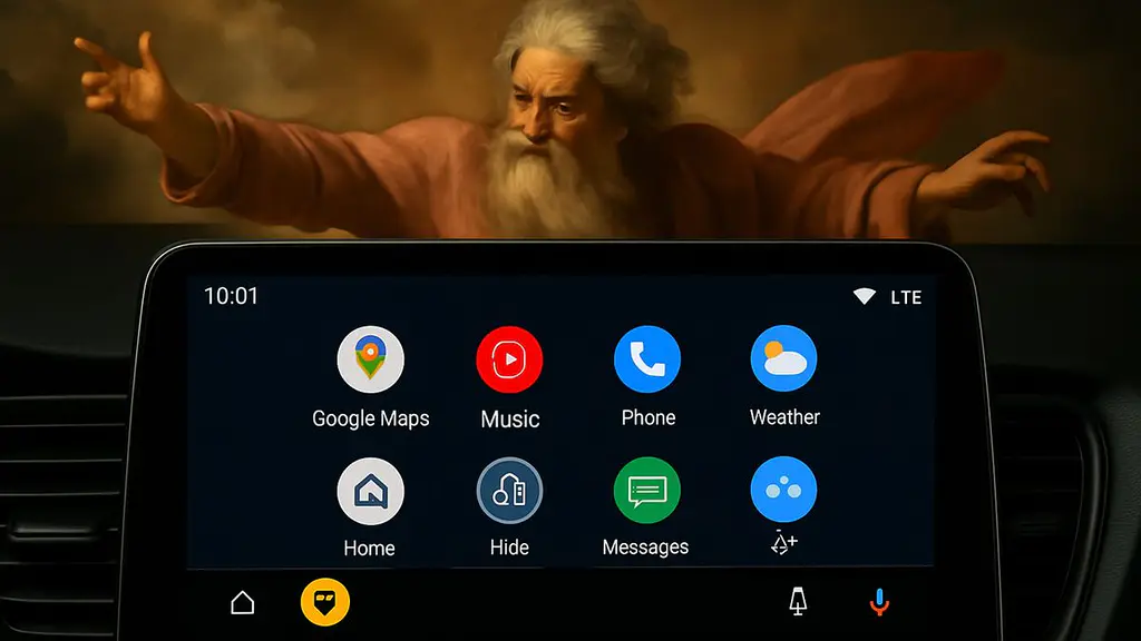 Android Auto God Mode로 10초 만에 자동차 변신
