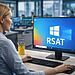 RSAT บน Windows 11 - ผู้ใช้งานกำลังใช้งานคอมพิวเตอร์ Windows 11 โดยแสดง RSAT (Remote Server Administration Tools) ซึ่งเป็นเครื่องมือบริหารจัดการเซิร์ฟเวอร์ระยะไกลในสภาพแวดล้อมทางธุรกิจ