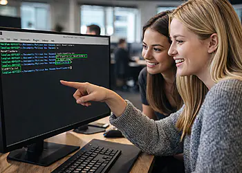 Het gebruik van het `mv`-commando in Linux om bestanden te verplaatsen en te hernoemen vanuit de terminal, zoals te zien is op een computerscherm tijdens een oefening in bestandsbeheer.