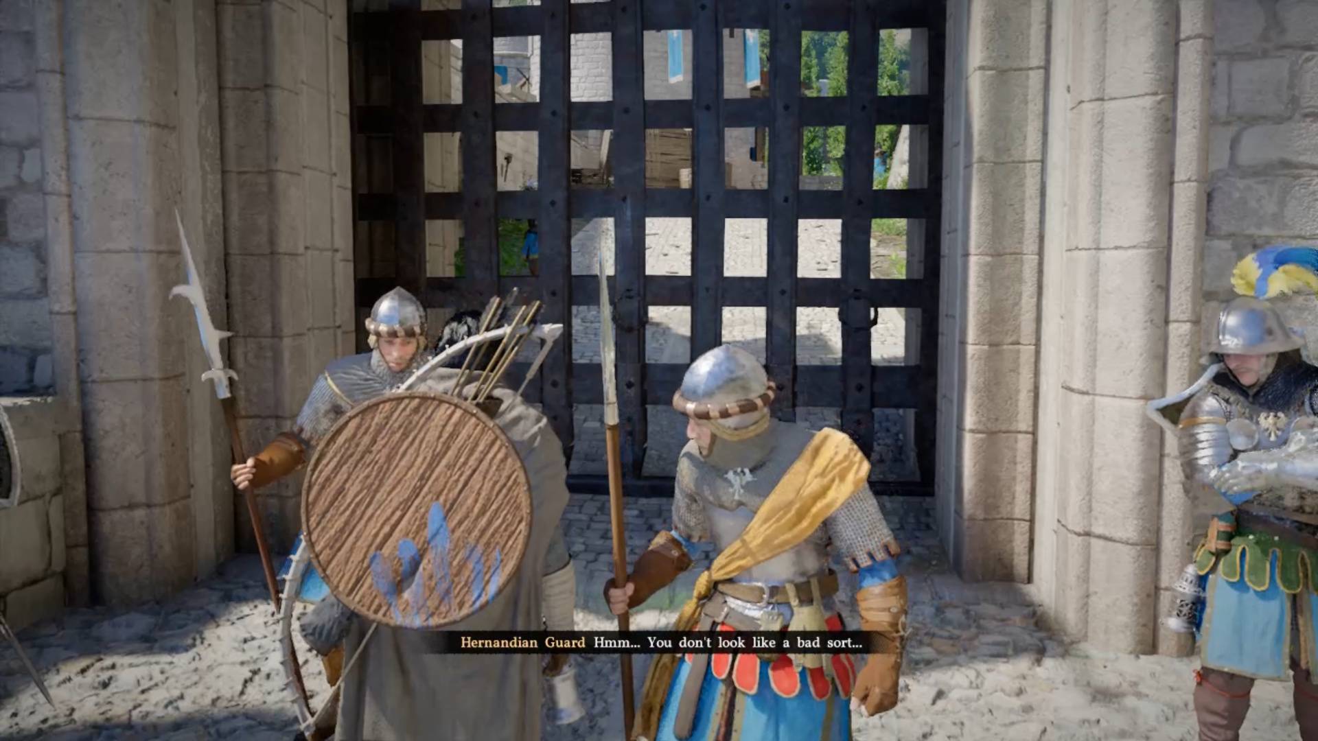 Interno del Castello di Hernand: scale e posti di guardia (Deserto Cremisi)